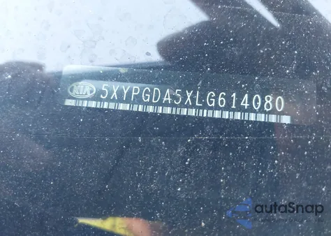2020 Kia Sorento 3.3L Lx from USA, damaged, VIN 5XYPGDA5XLG614080